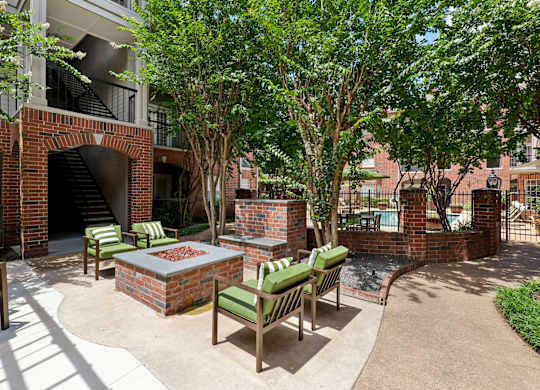 Fire Pit at Inverness in Houston, TX