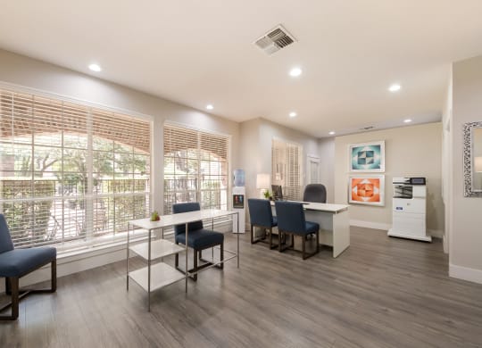 Leasing Office Interior at Vista Crossing Apartments in San Antonio, TX
