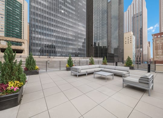 Rooftop Patio at Mid Elm Lofts - Deep Ellum Lofts, Dallas, Texas, TX