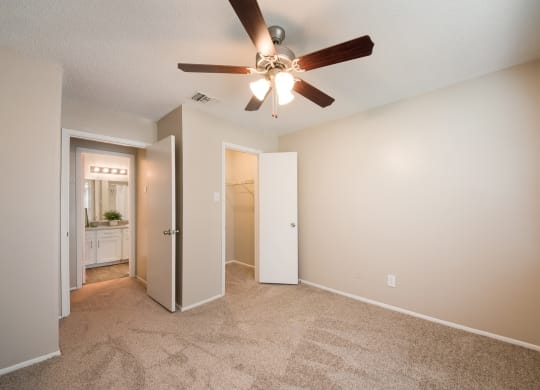 Model Bedroom at Vista Crossing Apartments in San Antonio, TX