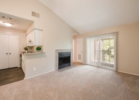 Model Living Room at Vista Crossing Apartments in San Antonio, TX