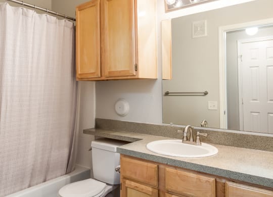 Model Unit Kitchen at Greensview Apartments in Aurora, Colorado, CO