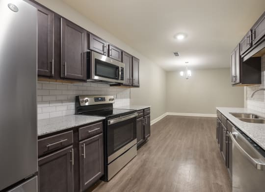 Model 1 Kitchen at Capital Grand Apartments in Tallahassee, FL
