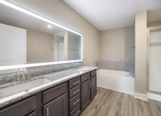Model 3 Bathroom at Capital Grand Apartments in Tallahassee, FL