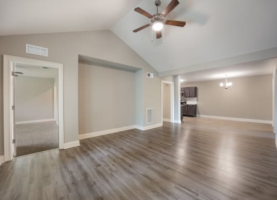 Model 3 Living Room at Capital Grand Apartments in Tallahassee, FL
