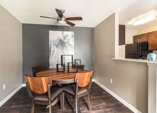 Model Unit Dining Room at Greensview Apartments in Aurora, Colorado, CO