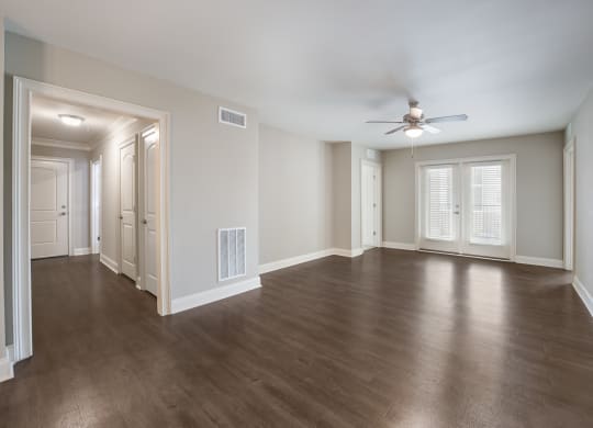 Model 2 Living Room at Capital Grand Apartments in Tallahassee, FL