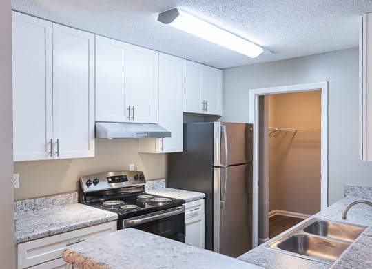 Model Kitchen 2 at Woodmere Trace in Duluth, GA