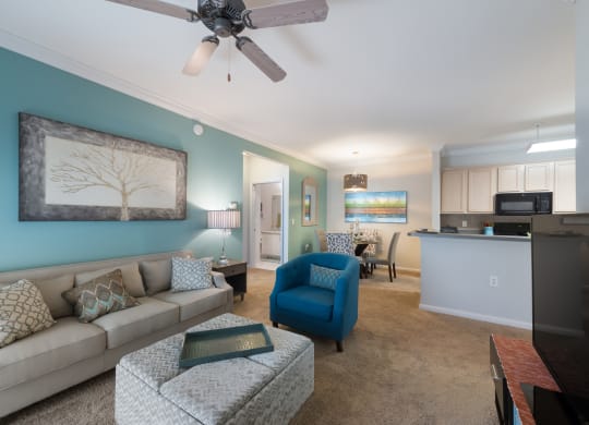 Model Living Room View 2 at Sundance at Clermont in Clermont FL