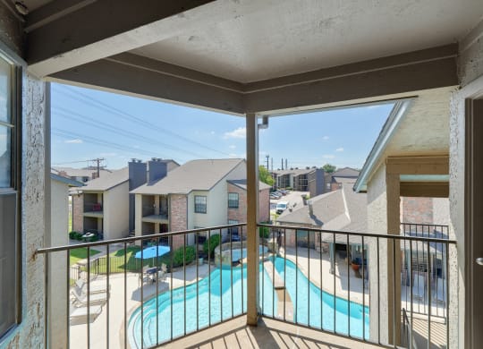 Unit Balcony at Polaris Apartment Homes in Irving, Texas, TX