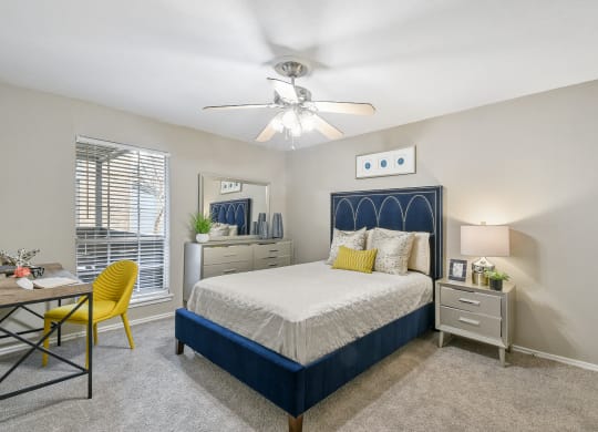 Model Bedroom at Davenport Apartments in Dallas, TX