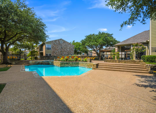 Pool at Lakeridge Apartment Homes in Irving, Texas, TX