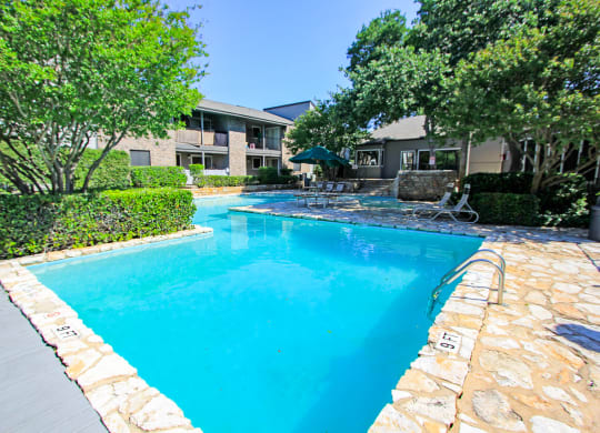 Serenity in Blue: Dive into Our Pool Paradise