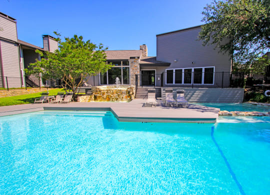 a sunbathing pool at Westdale Parke in Austin, TX