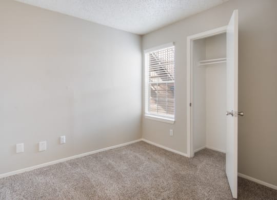 Bedroom at Preston Villas Apartment Homes, Dallas, Texas, TX