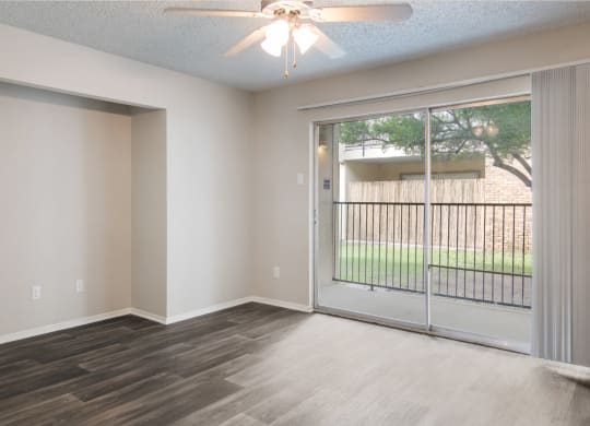 Living Room at Preston Villas Apartment Homes, Dallas, Texas, TX