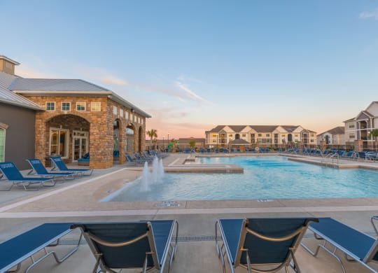 Sparkling Pool at Parkside Grand Apartments in Pensacola, FL