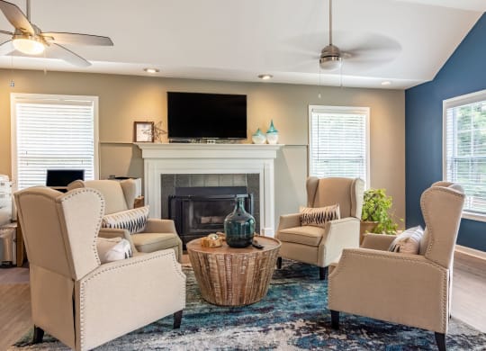 Clubhouse Interior at Oakley Run Apartments in Smyrna, GA