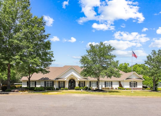 exterior view of leasing office at Grand Reserve at Columbus Apartments in Columbus, Georgia, GA