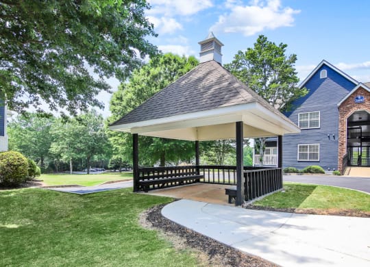 a gazebo at Grand Reserve at Columbus Apartments in Columbus, Georgia, GA