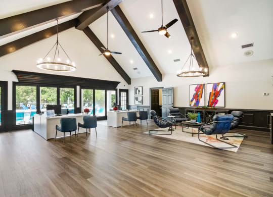 the community room at Grand Reserve at Columbus Apartments in Columbus, Georgia, GA