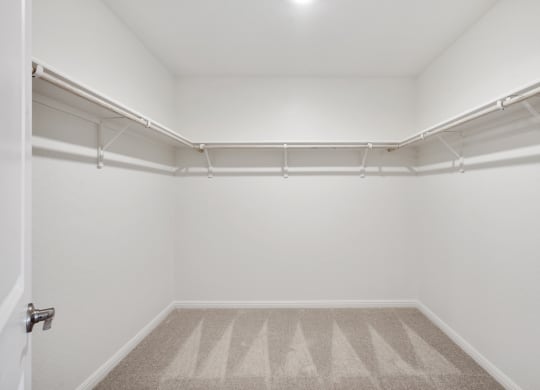 Large Master walk-in closet in Redbud floor plan at Beacon at Ashley River Landing in Summerville, SC