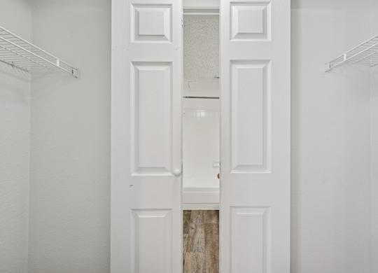 Rustic Oaks Apartments in Wylie, Tx closet