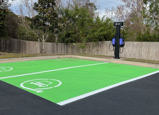 EV Charging station at Solamere Grand in Titusville, FL