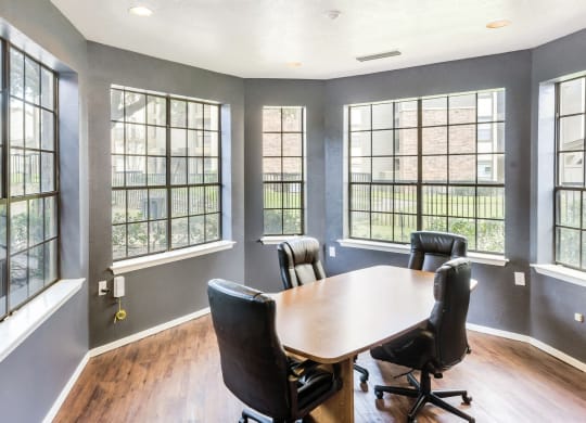 Leasing office interior  at The Summit Apartments in Mesquite, Texas, TX