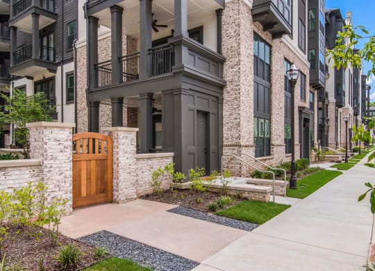 Courtyard Entrance at The Alastair at Aria Village Apartment Homes in Sandy Springs, Georgia, GA
