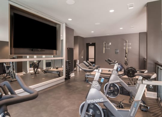 Cycling Area at The Alastair at Aria Village Apartment Homes in Sandy Springs, Georgia, GA