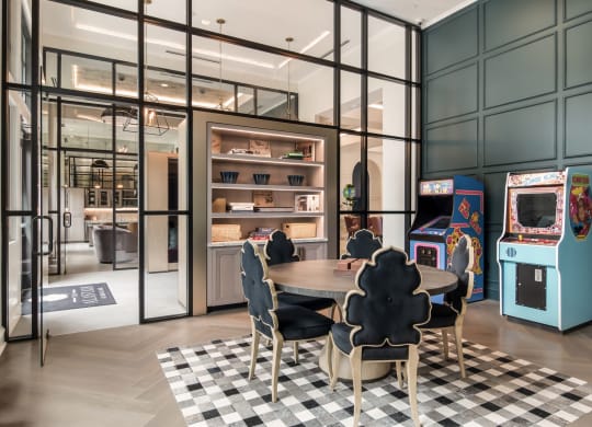 Game Room at The Alastair at Aria Village Apartment Homes in Sandy Springs, Georgia, GA