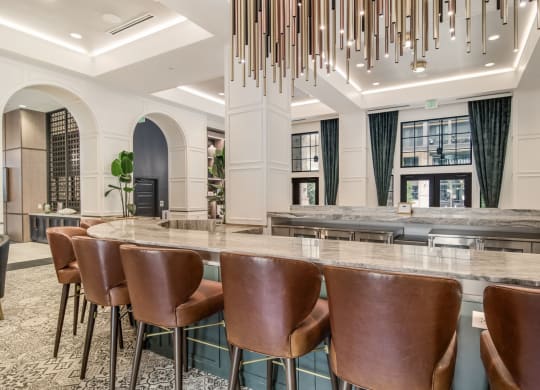 Resident Event Center at The Alastair at Aria Village Apartment Homes in Sandy Springs, Georgia, GA