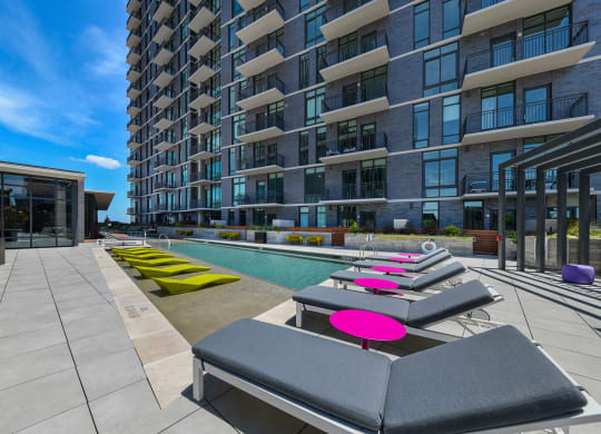 Tanning Ledge at The Hamilton at The Epic in Deep Ellum, Dallas, Texas, TX