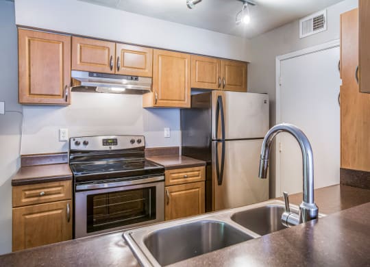 Model Caspian Upgrade Kitchen 3 at Waterford Place in Atlanta, GA
