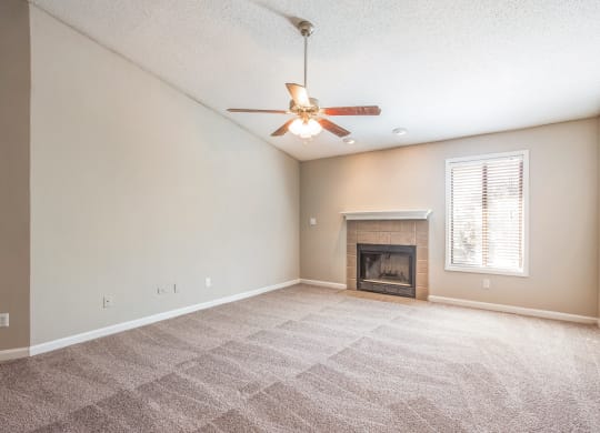 Model Caspian Upgrade Living Room 1 at Waterford Place in Atlanta, GA