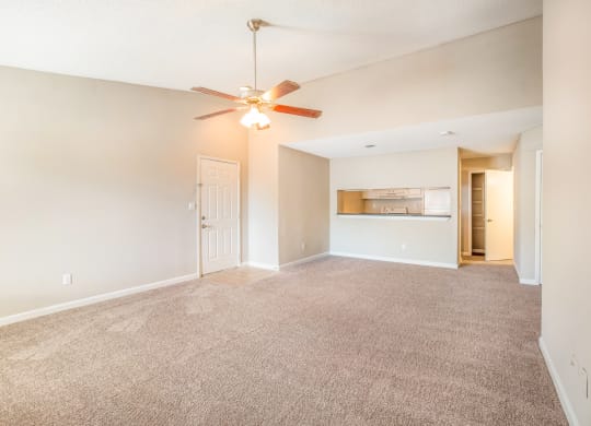 Model Caspian Upgrade Living Room 2 at Waterford Place in Atlanta, GA