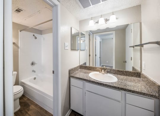 Crooked Stick: Bathroom, at Westdale Hills, Euless Texas