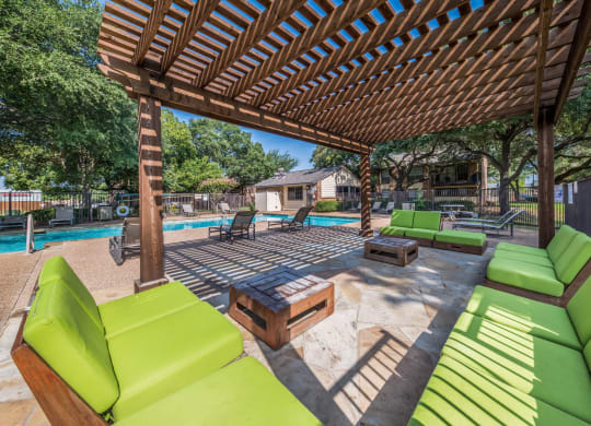 Poolside Lounge Seating, at Westdale Hills, Texas