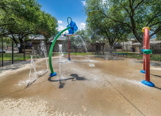 Splash Pad at the Bonaventure Community, at Westdale Hills, Euless