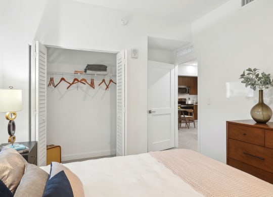 Alternate View of Bedroom and closet in A2 Floor Plan at Westgate on University in Lauderhill, FL