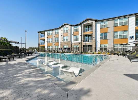 Pool at Whispering Pines at Westdale Hills in Euless, TX