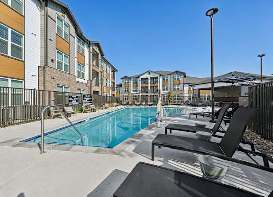 Pool at Whispering Pines at Westdale Hills in Euless, TX
