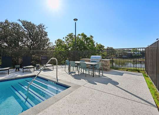 Pool at Whispering Pines at Westdale Hills in Euless, TX