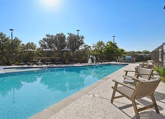 Pool at Whispering Pines at Westdale Hills in Euless, TX