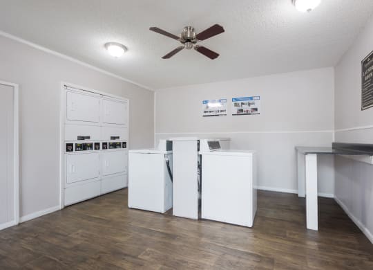 Laundry facility at Windridge apartments in Dallas, TX