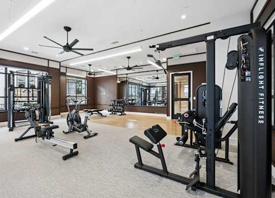 Fitness Center at Woodgate Place in Waco, TX