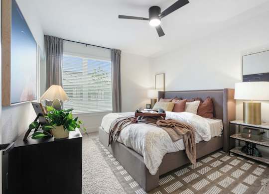 Bedroom Model Unit at Woodgate Place in Waco, TX