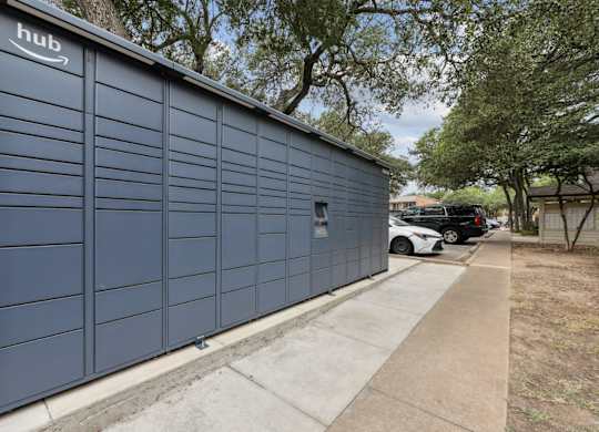 Amazon Hub lockers at Westdale Pointe in Austin, TX