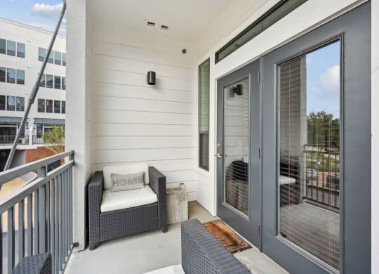 balcony at Allusion at West University, Houston, TX